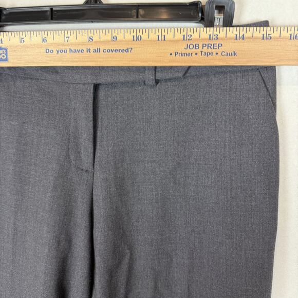 Calvin Klein Pants Womens 30W Gray Stretch Classic Fit Mid-Rise Bootcut Leg - Picture 10 of 14